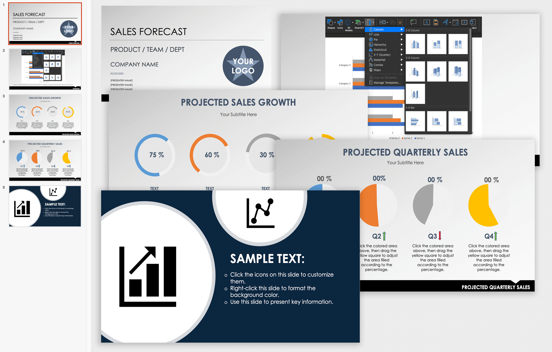 Sales Forecast Presentation Template