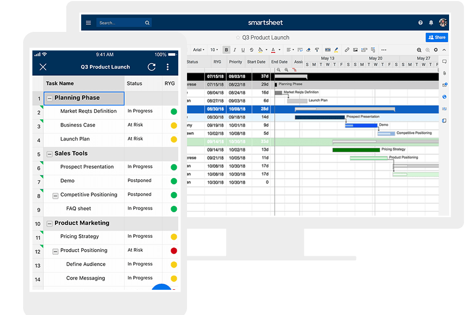 スケジュール管理の目的や手法について徹底解説 Smartsheet