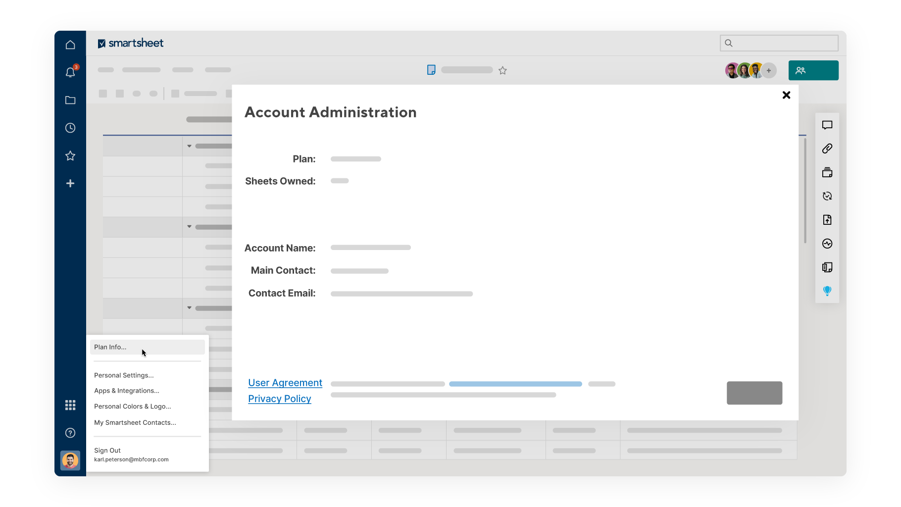 Smartsheet 作業遂行プラットフォーム Copy Smartsheet