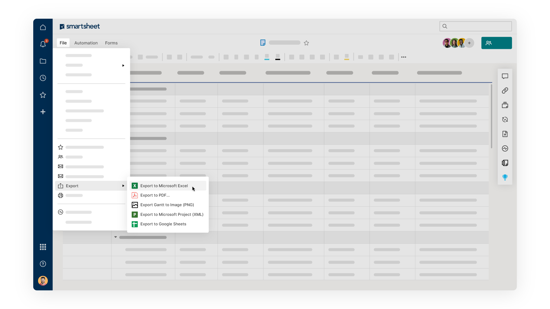 Smartsheet 作業遂行プラットフォーム Smartsheet