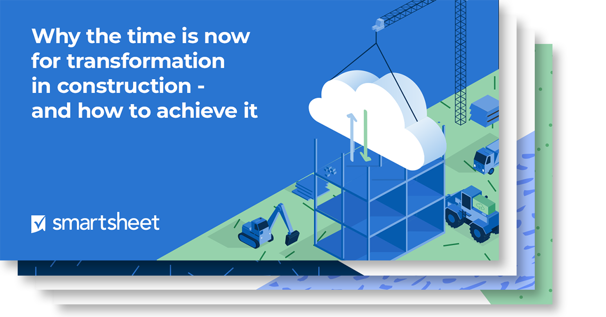 Whitepaper: Why the time is now for transformation in construction - and how to achieve it