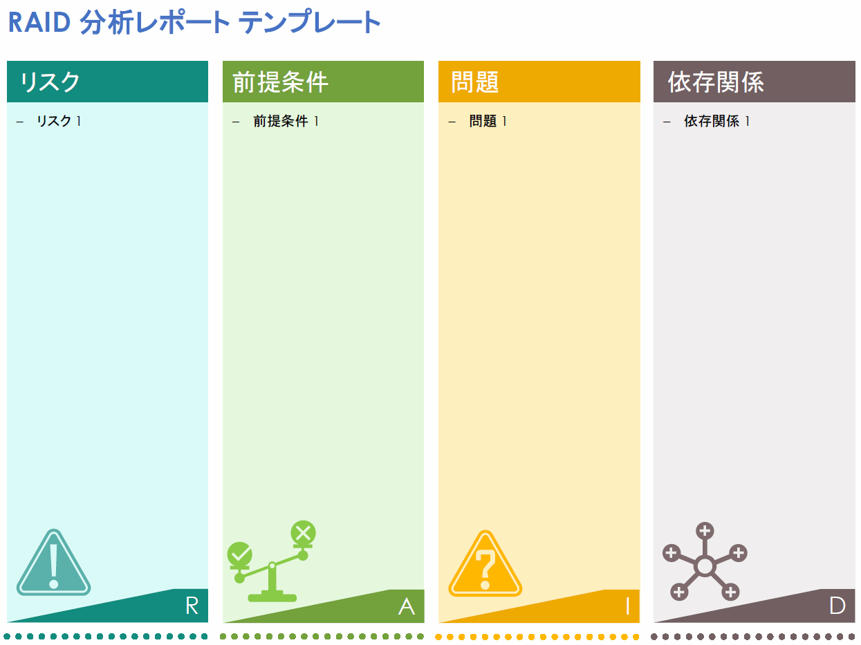  RAID 分析レポート テンプレート