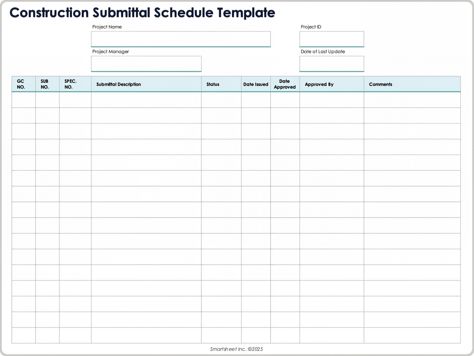 建設提出スケジュール 10669 テンプレート