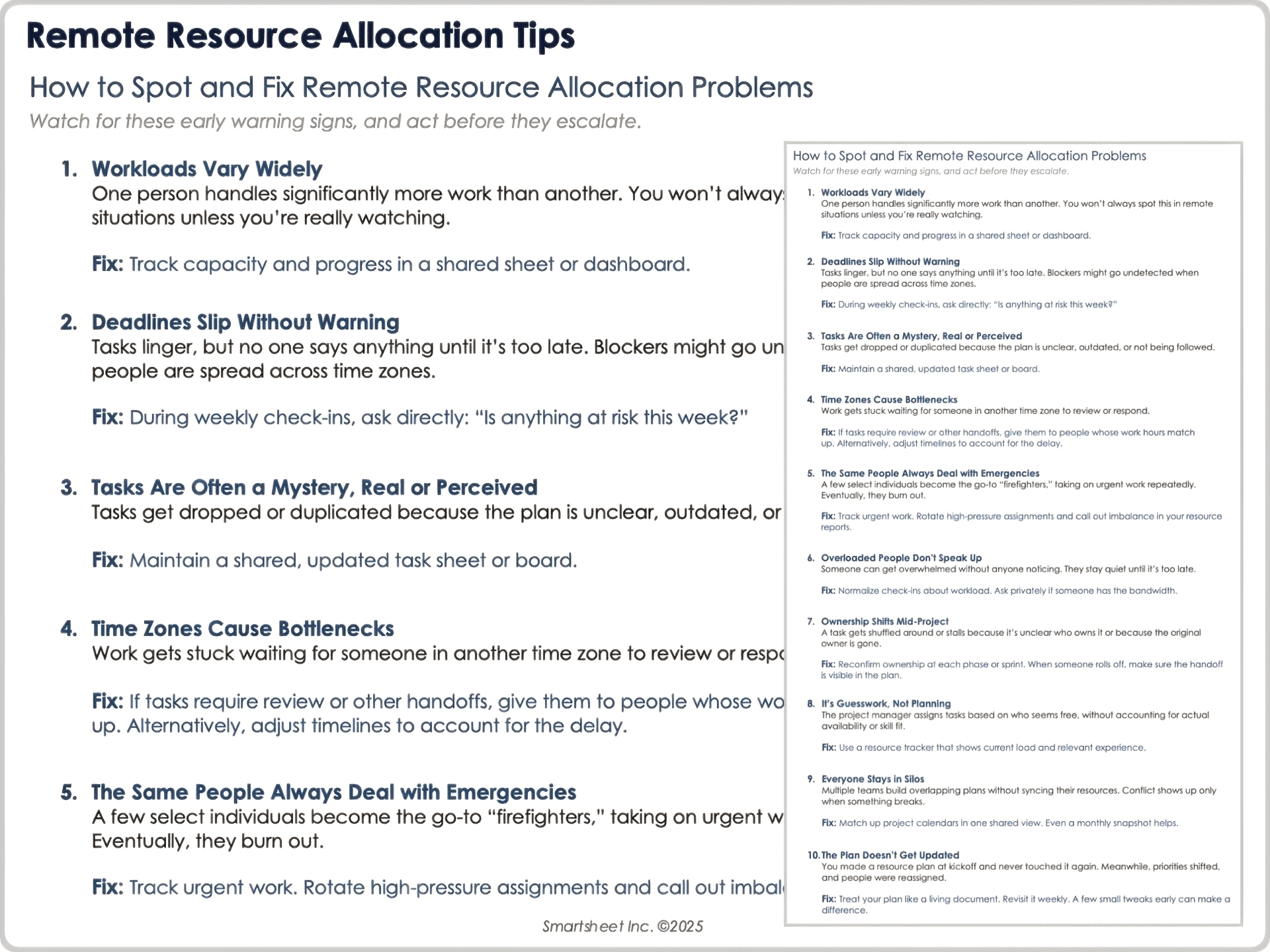 リモートリソース割り当てのヒント