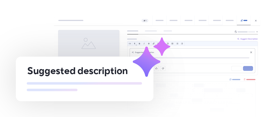 Smartsheet AI suggested descriptions feature