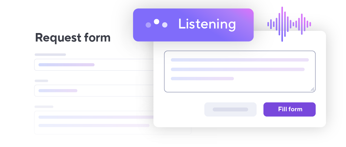 Intelligent form fill