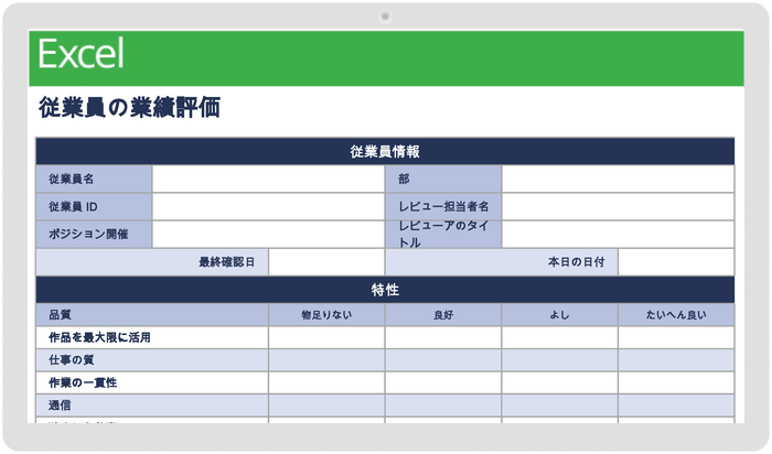 従業員の業績評価