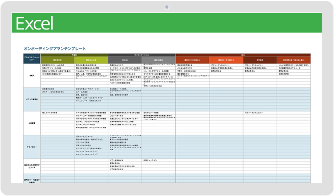 Onboarding Plan - Japanese