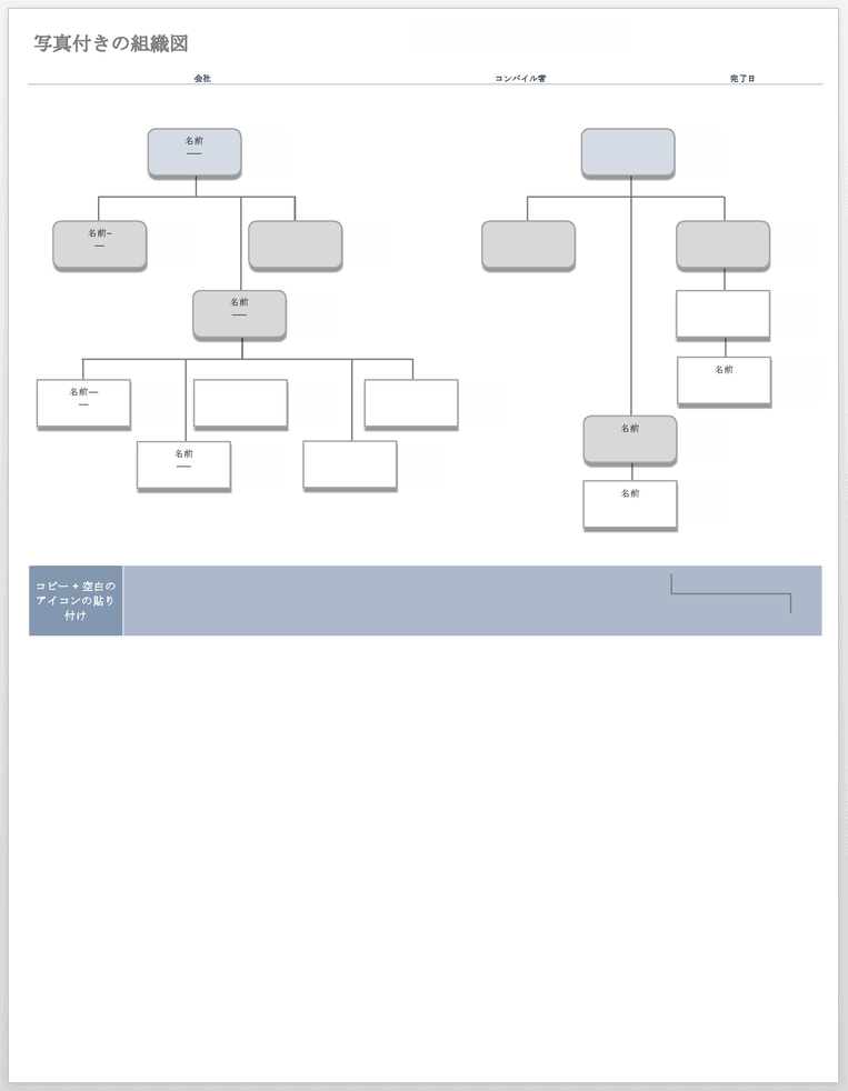 Organizational Chart with Pictures 77573 - JP