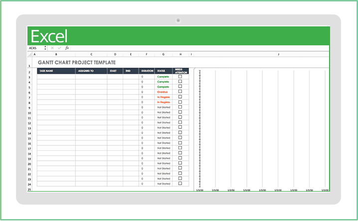 無料の Excel 用プロジェクト管理テンプレート Smartsheet