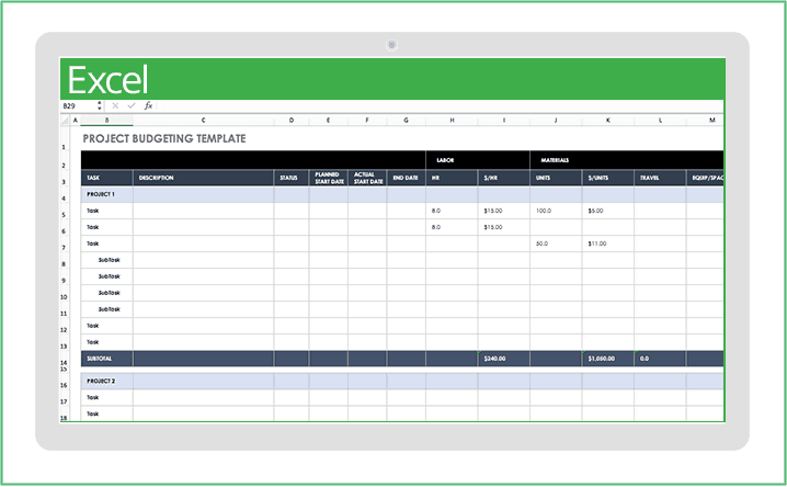 無料の Excel 用プロジェクト管理テンプレート Smartsheet