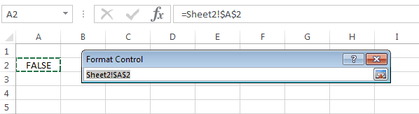 Excel のセル リンク