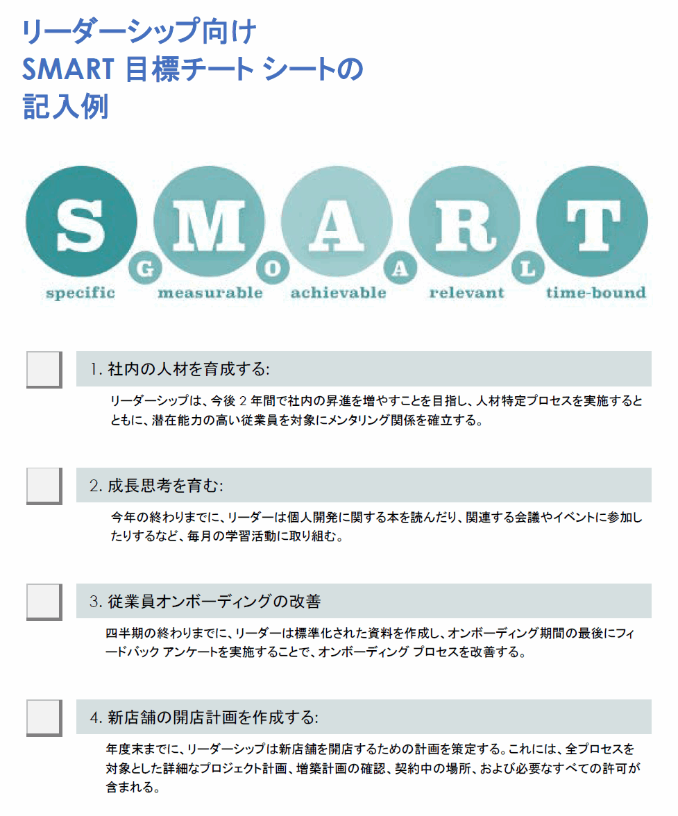 リーダー向け SMART 目標の 28 の例 | Smartsheet