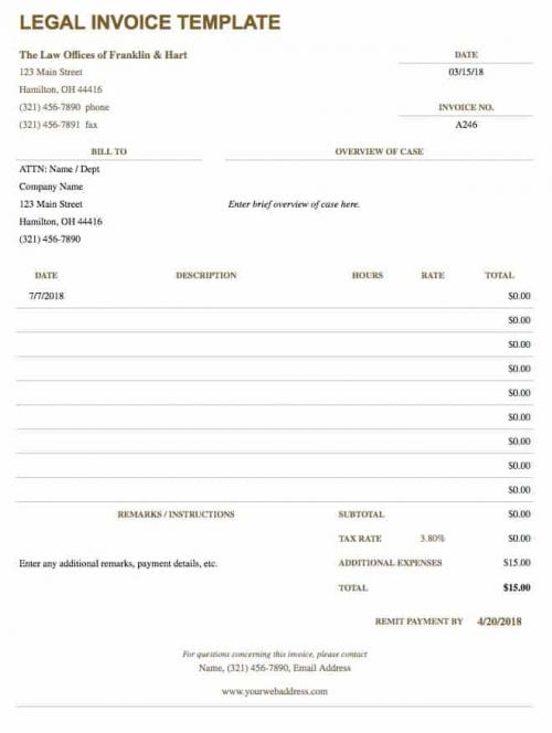 free google docs invoice templates smartsheet